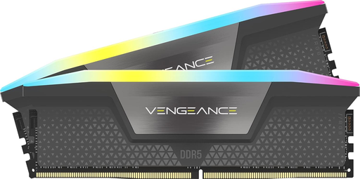 [840006600084] RAM CORSAIR DDR5 VENGEANCE 2X16 32GB 5200 GRIS RGB CMH32GX5M2B5200Z40K 12M DE GARANTIA