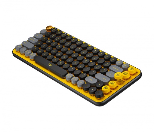 [097855171931] TECLADO LOGITECH POP KEYS MECANICO INALAMBRICO AMARILLO 920-010713 11M DE GARANTIA