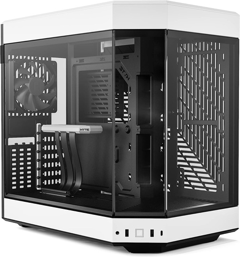[848604042879] GABINETE HYTE Y60 NEGRO/BLANCO EATX S/FUENTE CRISTAL CS-HYTE-Y60-BW 11M DE GARANTIA