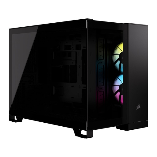 [840006674986] GABINETE CORSAIR ICUE LINK 2500X RGB NEGRO M-ATX CRISTAL SIN FUENTE CC-9011267-WW SIN GARANTIA