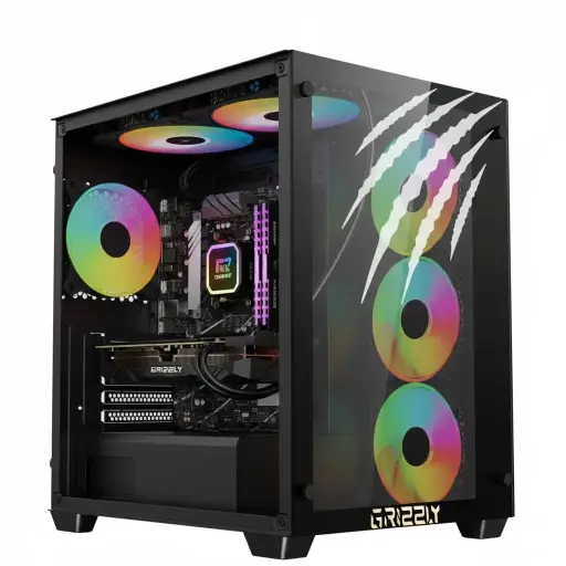 [662987042970] PC GAMER GRIZZLY INTEL CORE I5 14400 4.7GHZ RTX4060 32GB NV2 1 TB WIFI BT PG-INTEL072 12M DE GARANTIA