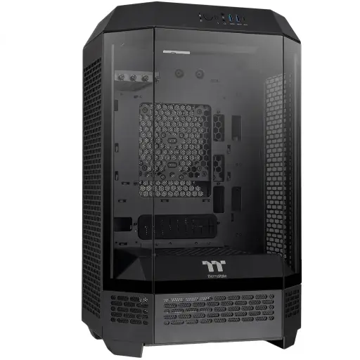 [841163091067] GABINETE THERMALTAKE THE TOWER 300 BLACK MICRO ATX CRISTAL MICROTOWER NEGRO CA-1Y4-00S1WN-00 12M DE GARANTIA