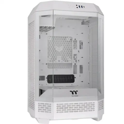 [841163091074] GABINETE THERMALTAKE THE TOWER 300 SNOW MICRO ATX CRISTAL MICROTOWER BLANCO CA-1Y4-00S6WN-00 12M DE GARANTIA