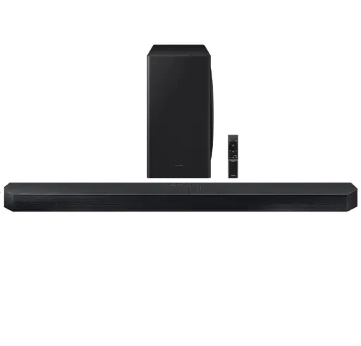 [887276842219] BARRA DE SONIDO/ SUBWOOFER INALAMBRICO SAMSUNG HW-QS730D/ZA NEGRO CANALES 3.1.2 HDMI ENERGIA 320W 11M DE GARANTIA