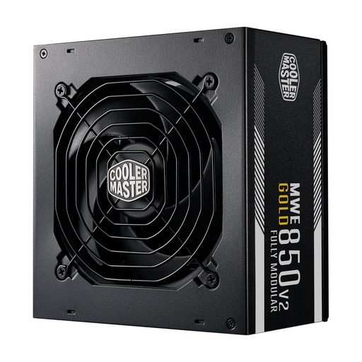 [884102114878] FUENTE COOLER MASTER 850W MWE V2 80PLUS GOLD MODULAR MPE-8501-AFAAG-3U2 11M DE GARANTIA