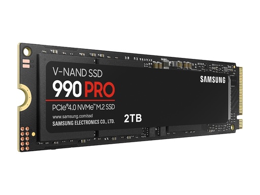 [887276657011] SSD SAMSUNG 990 PRO 2TB NEGRO M.2 PCIE 4.0 2280 NVME MZ-V9P2T0B/AM 11M DE GARANTIA