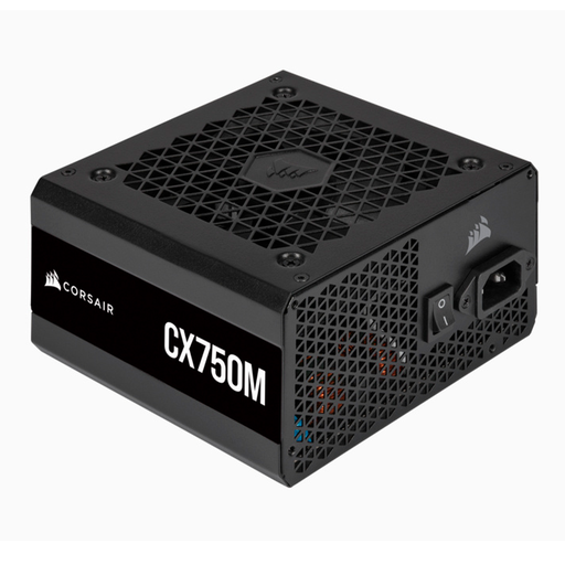 [840006647225] FUENTE CORSAIR CX750M 750W REF 80 PLUS BRONCE SEMI MODULAR CX750M CP-9020222-NA/RF 3M DE GARANTIA
