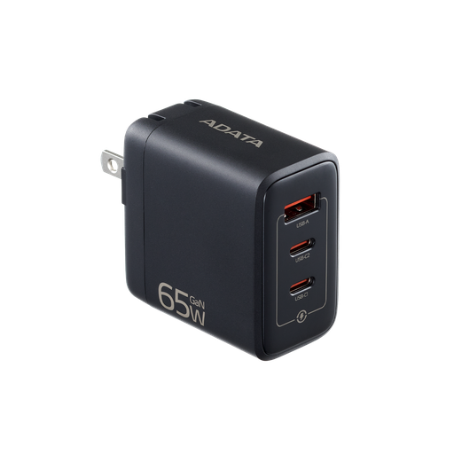 [842243033434] CARGADOR DE PARED ADATA 65W USB-C NEGRO CHARGERU-0653-QCPDBK 6M DE GARANTIA