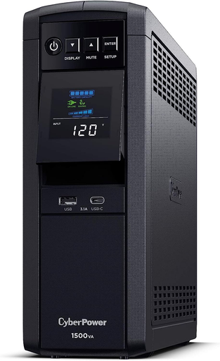 [649532609642] NOBREAK 1500VA 1000W CYBERPOWER CP1500PFCLCDA 12C 12M DE GARANTIA