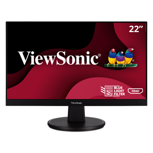 [766907010930] MONITOR VIEWSONIC VA2247-MH 22" 5MS 100HZ HD VGA HDMI GARANTIA CON FABRICANTE