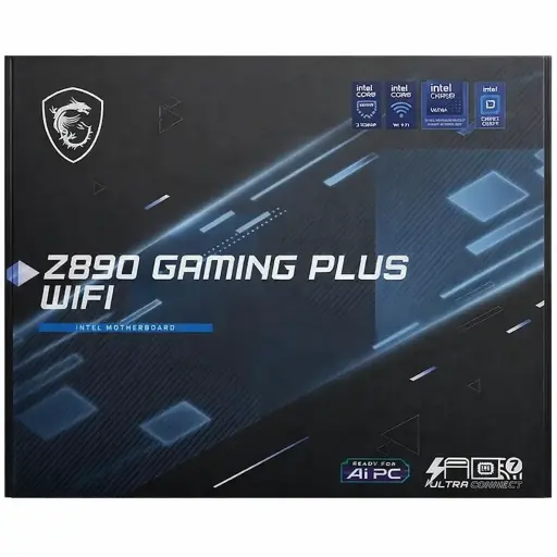[824142381465] MOTHER INTEL Z890 WIFI MSI GAMING PLUS LGA1851 4xDDR5 256GB ATX 12M DE GARANTIA