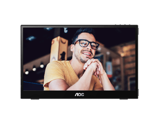 [685417134380] MONITOR AOC PORTATIL 16T3E 15.6" 4MS 60HZ FHD IPS USB-C GARANTIA CON FABRICANTE