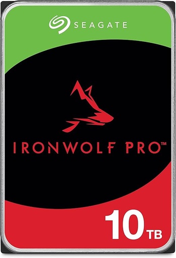 [662987043410] DD SEAGATE NUEVO 10TB 3.5" IRONWOLF PRO ST10000NT001 11M DE GARANTIA