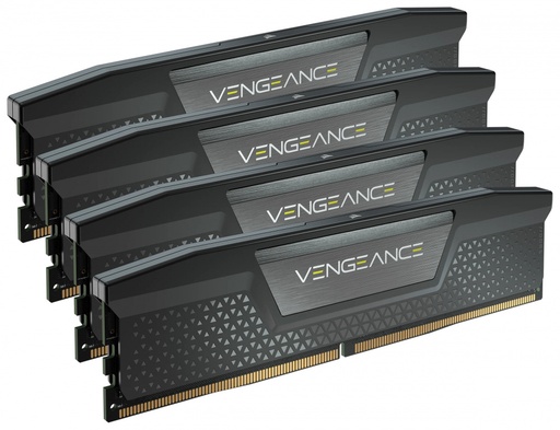 [840006676775] RAM CORSAIR DDR5 VENGEANCE 4X24 96GB 6000 NEGRO CMK96GX5M4B6000C30 11M DE GARANTIA