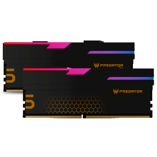 [887184018195] RAM ACER PREDATOR HERMES DDR5 32GB 2X16 7200MH RGB NEGRO BL.9BWWR.406 12M DE GARANTIA