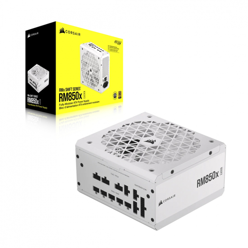 [840006668497] FUENTE CORSAIR RM1000X 1000W 80 PLUS GOLD MODULAR BLANCA CP-9020275-NA 11M DE GARANTIA