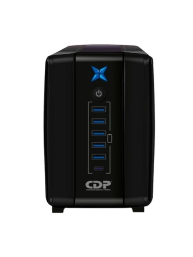 [879071000307] NOBREAK 750VA 375W CDP R-UPR758 8C 5USB 12M DE GARANTIA