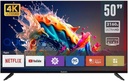14102025SMART TV QUARONI 50" 4K UHD NETFLIX 3HDMI 2USB WIFI VGA Q50N24 GARANTIA CON FABRICANTE