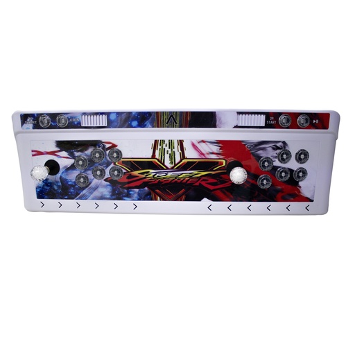 [662987043588] CONSOLA TABLERO AION 2P-S1 STREET FIGTHER CON 6666 JUEGOS ARCADE MULTIJUGADOR HDMI WIFI 3M DE GARANTIA