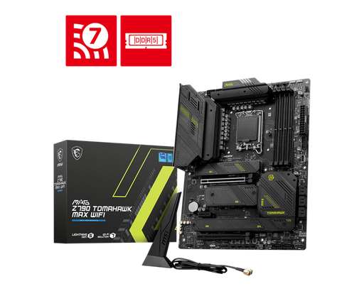 [824142336250] MOTHER INTEL Z790 TOMAHAWK MAX WIFI MSI MPG LGA1700 4xDDR5 256GB ATX 1AÑO DE GARANTIA
