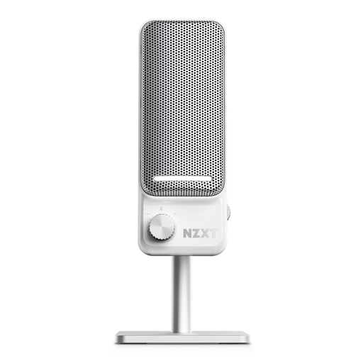 [810074845601] MICROFONO NZXT CAPSULE ELITE BLANCO CARDIOIDE CAPSULA 25MM SUPRECION DE RUIDOS RGB USB-C AP-PUMIC-W1 12M DE GARANTIA