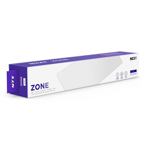 [810074848015] MOUSEPAD NZXT ZONE XXL BLANCO TELA 95X95X410MM MM-2XLSP-WH SIN GARANTIA