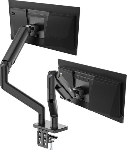 [824142361924] SOPORTE PARA MONITOR MSI 2MONITORES VESA 20KG HASTA 45PULGADAS MAG MT201D 06M DE GARANTIA