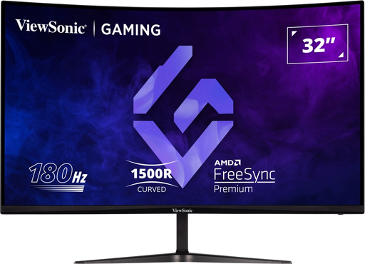 [766907010190] MONITOR 32 VIEWSONIC CURVO VX3218-PC-MHD 1MS 180HZ FULL HD VA HDMI DP GARANTIA CON FABRICANTE