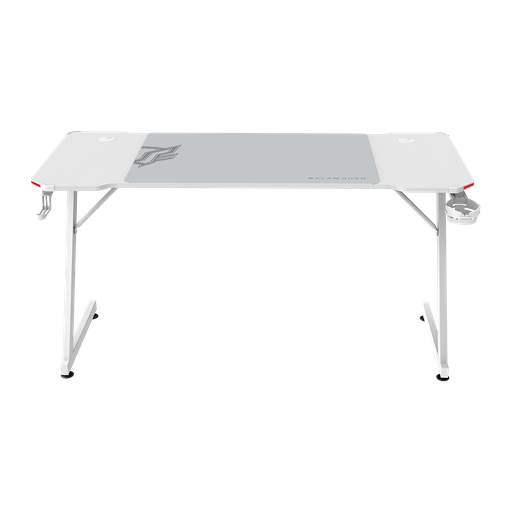 [7506215941402] ESCRITORIO GAMER BALAM RUSH ERGONÓMICO OLYMPUS SPOT GLOW MRX6000 BLANCO ESTRUCTURA Z 140X60CM SOPORTA HASTA 100 KG BR-941402 06M DE GARANTIA