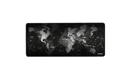 [7506215941037] MOUSEPAD ACTECK VIBE FLOW WORLD MT494W TELA GOMA 80X35CM MUNDO ADVANCED NEGRO AC-941037 SIN GARANTIA