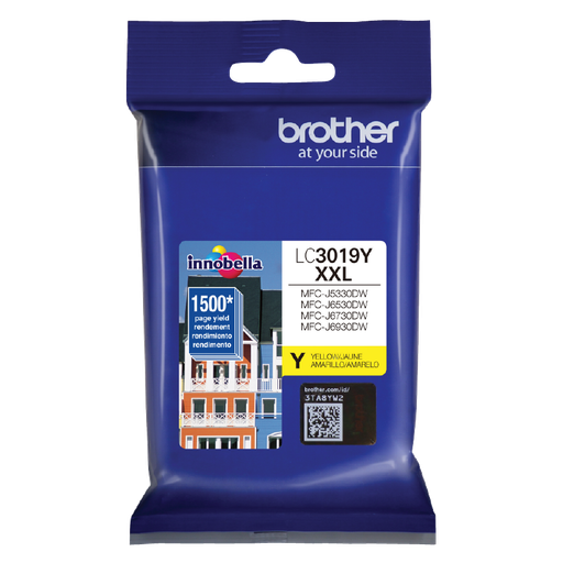 [012502645986] CARTUCHO BROTHER LC3019Y AMARILLO 1500 PAGINAS SIN GARANTIA