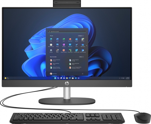 [198122432059] AIO HP 245 G10 RYZEN 5 7520U 512GB SSD 8GB DDR5 23.8" FHD NEGRO W11H 9E3C5LA GARANTIA CON FABRICANTE