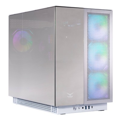 [7502262801171] GABINETE NACEB AETHER E-ATX ARGB 4VENT S/FUENTE CRISTAL BLANCO NA-0640 6M DE GARANTIA