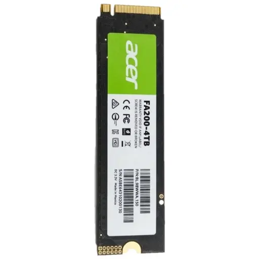 [887184019390] SSD ACER FA200 4TB M.2 7100/61000MB/S NVME4.0 BL.9BWWA.150 12M DE GARANTIA