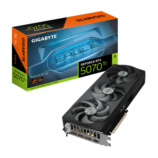 [889523048559] TARJETA DE VIDEO NVIDIA RTX5070TI 16GB OC GDDR7 GIGABYTE EAGLE SFF GV-N507TEAGLE OC-16GD 1AÑO DE GARANTIA