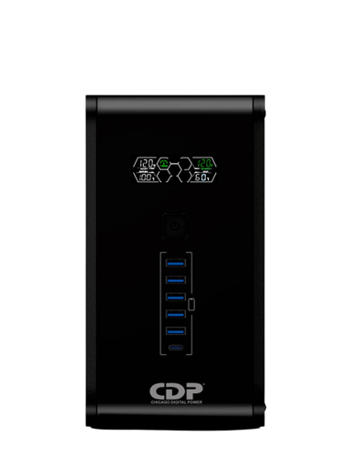 [879071000390] NOBREAK 1000VA 500W R-SMART1010 CDP 10C 5USB 1AÑO DE GARANTIA