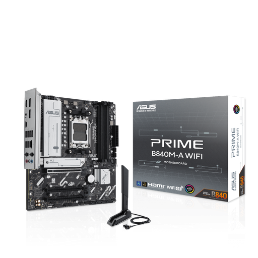 [197105797147] MB ASUS PRIME B840M-A WIFI AM5 DDR5 ATX HDMI DP 90MB1J20-M0EAY0 1 AÑO DE GARANTIA