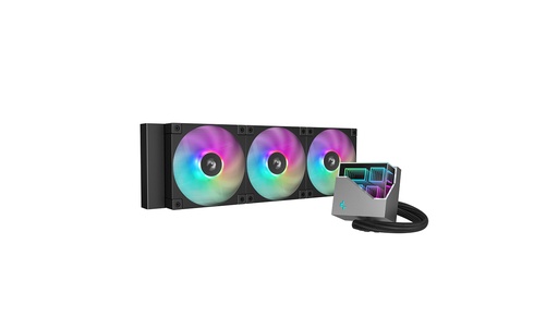 [6933412728917] ENFRIAMIENTO DEEPCOOL LT360 NEGRO ARGB 360MM LGA1700/AM5 R-LT360-BKAMNC-G-1 11M DE GARANTIA