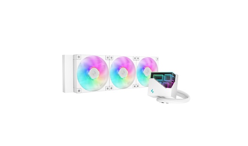 [6933412728924] ENFRIAMIENTO DEEPCOOL LT360 BLANCO ARGB 360MM LGA1700/AM5 R-LT360-WHAMNC-G-1 11M DE GARANTIA