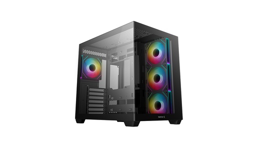 [6933412765158] GABINETE DEEPCOOL CG530 4F NEGRO ARGB ATX S/FUENTE CRISTAL R-CG530-BKADA4-G-1 11M DE GARANTIA