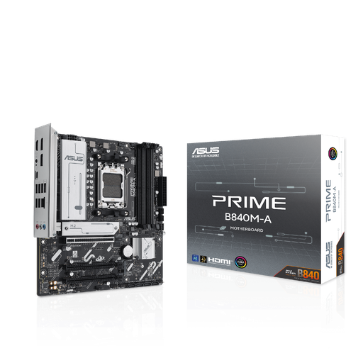 [197105797192] MOTHER AMD B840M-A ASUS PRIME AM5 4xDDR5 256GB M-ATX 90MB1J10-M0EAY0 12M DE GARANTIA