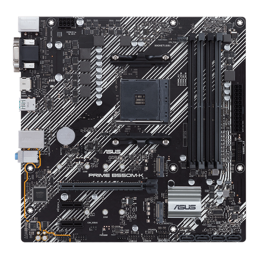 [192876758281] MB ASUS PRIME B550M-K AM4 DDR4 ATX HDMI DVI 90MB14V0-M0EAY0 1 AÑO DE GARANTIA