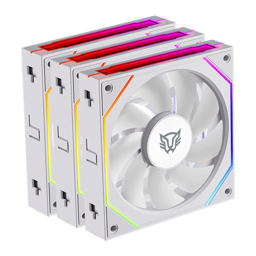 [7506215942096] VENTILADOR BALAM RUSH EOLOX LINK EXL95 KIT3X1 120MM BLANCO ARGB BR-942096 3M DE GARANTIA