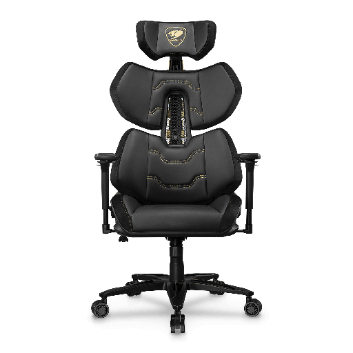 [192554008301] SILLA COUGAR TERMINATOR ELITE BLACK/GOLD ERGONOMICA SOPORTA 130KG 3MTREGLB.0001 11M DE GARANTIA