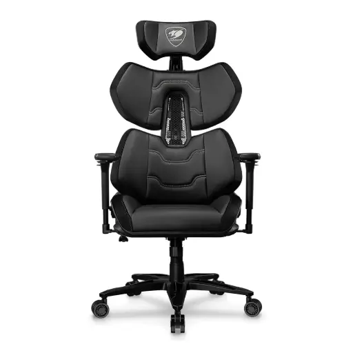[192554008295] SILLA COUGAR TERMINATOR ELITE BLACK/SILVER ERGONOMICA SOPORTA 130KG 3MTRESLB.0001 11M DE GARANTIA