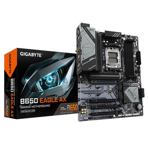 [889523041703] MOTHER AMD B650 GIGABYTE EAGLE AX AM5 4xDDR5 256GB ATX 12M DE GARANTIA