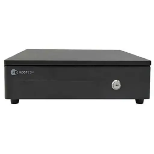 [7503046942783] CAJON DE DINERO HOSTECH HT-300 4 BILLETES 8 MONEDAS NEGRO ACERO RJ11 HTPOSCD1B GARANTIA CON FABRICANTE