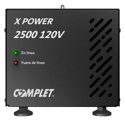 [7501693403923] REGULADOR 2500VA 2500W COMPLET XPOWER  2C ERV-10-005 2C 11M DE GARANTIA