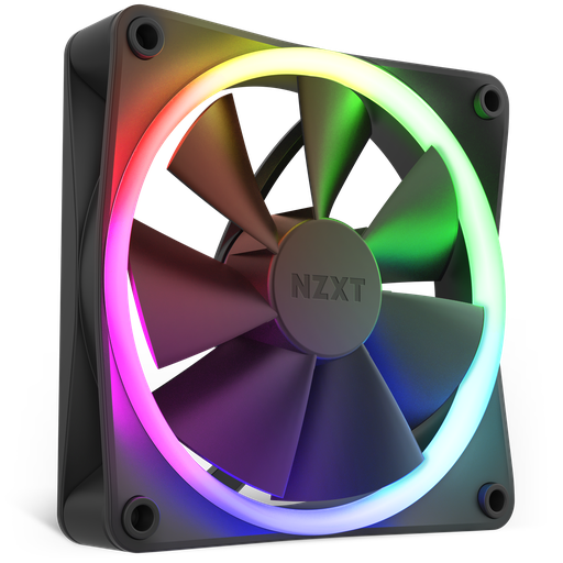 [815671019936] VENTILADOR NZXT F120 NEGRO 120MM RGB RF-R12SF-B1 11M DE GARANTIA