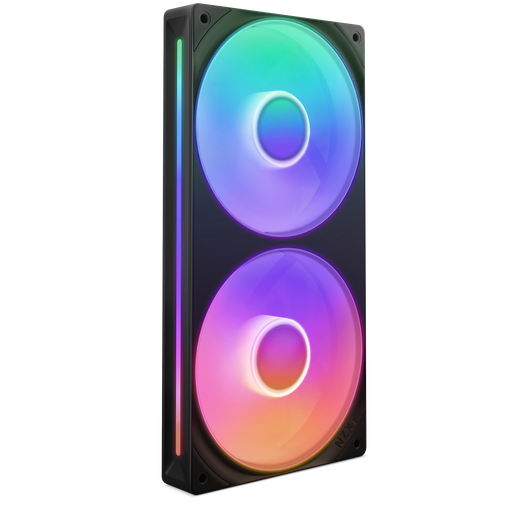 [810074844482] VENTILADOR NZXT F240 RGB CORE BLACK 240MM UN SOLO MARCO RF-U24HF-B1 11M DE GARANTIA